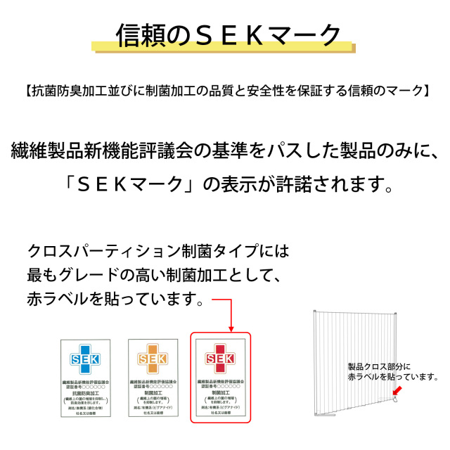 トヨダプロダクツ クロスパーティション 制菌 説明3